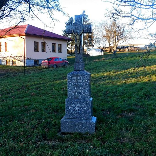 Pamětní kříž katolického sjezdu v roce 1935 v Kameničce