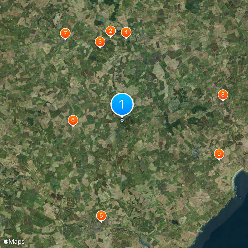 Trump International Golf Links, Scotland Mapa