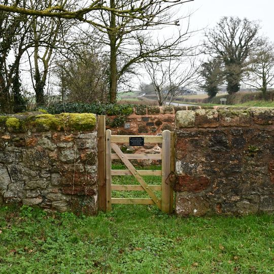 Animal pound on Woodbury Road, 275m south east of the church