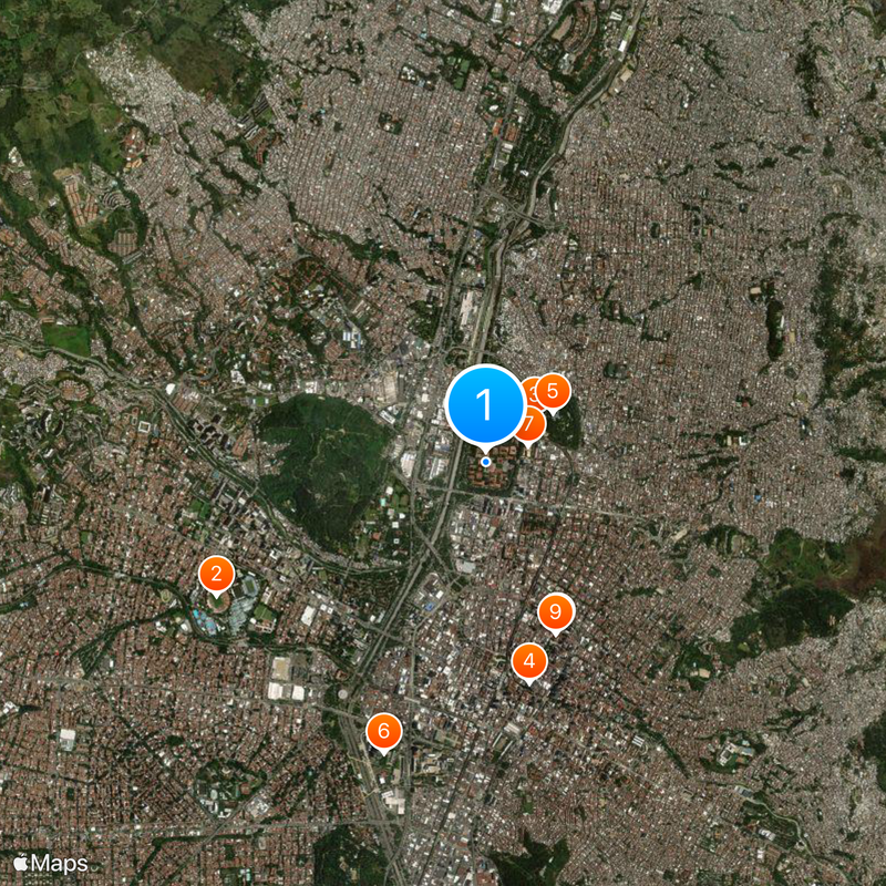 University of Antioquia Map