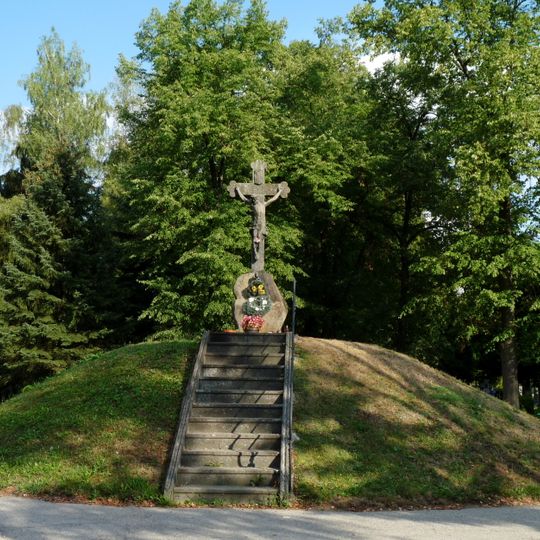 Central cross, cemetery of Saint Odile