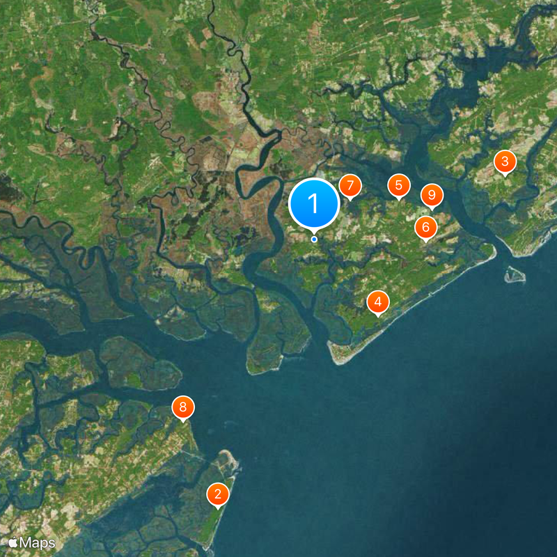 Brookland Plantation Map