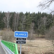 Most přes Blanici u Blažejovického mlýna
