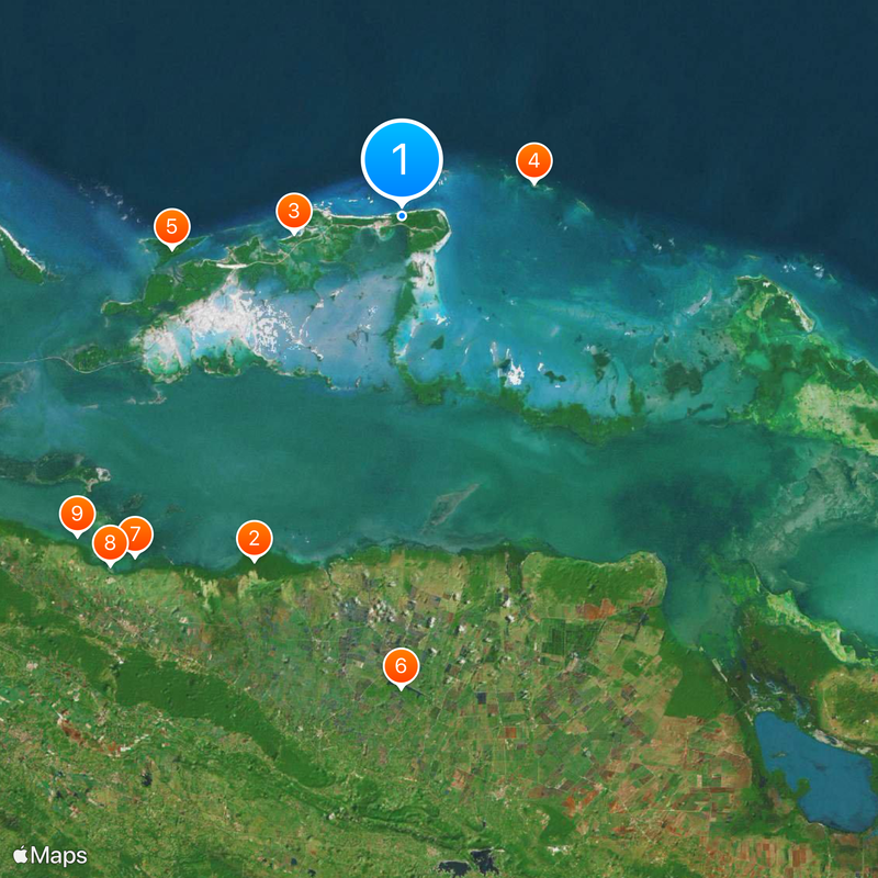 Cayo Santa María Map
