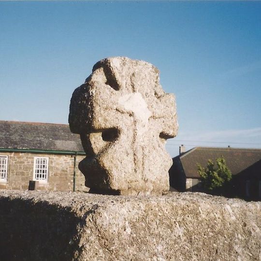 Churchyard cross in St Buryan churchyard
