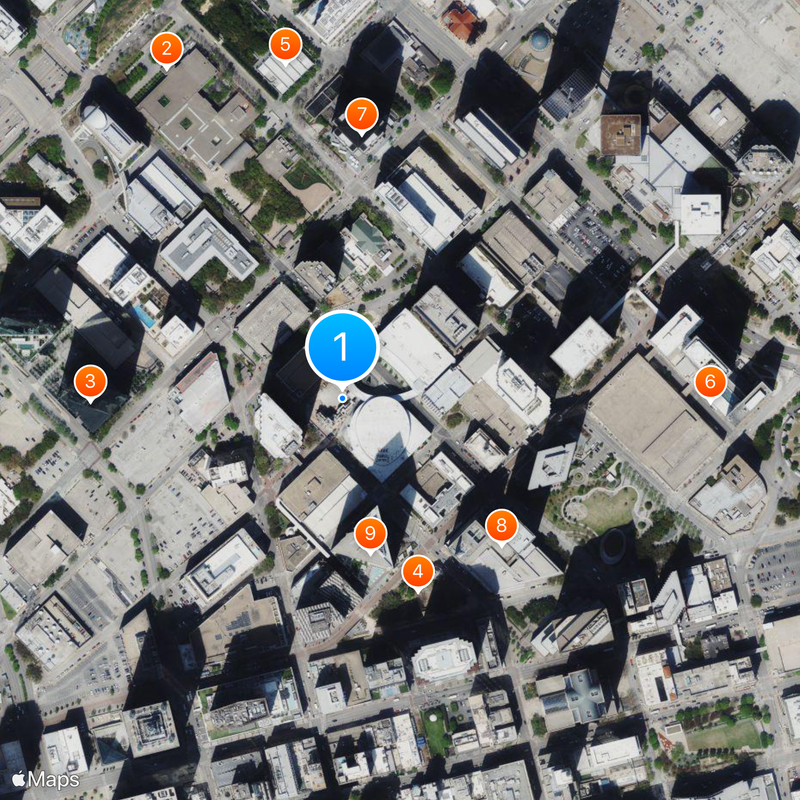 First Baptist Church Mappa