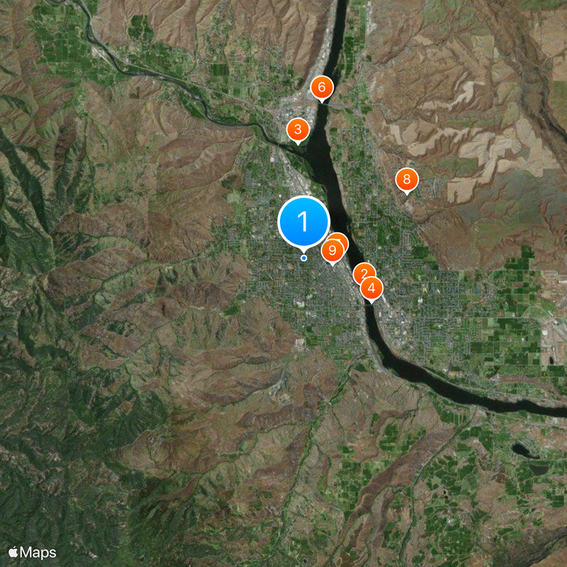 Wenatchee Map