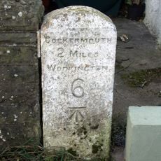 Milestone Outside Of Eller Ridge Cottage