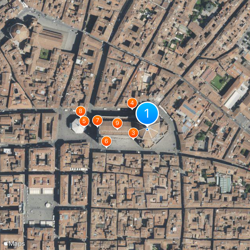Santa Maria del Fiore Mapa