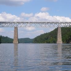 Červená railway bridge (the old)