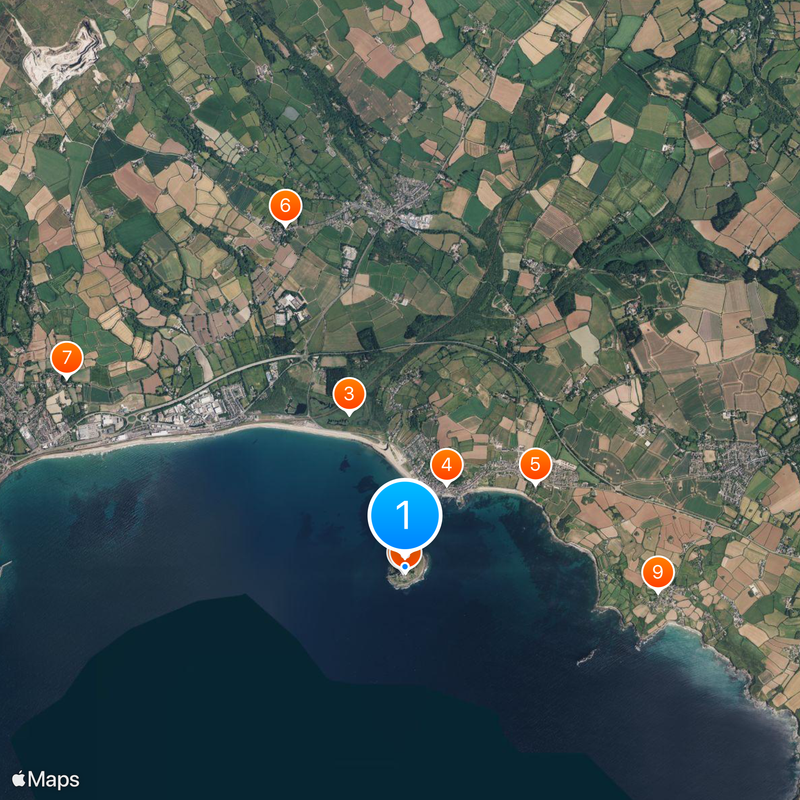 St Michael's Mount Map