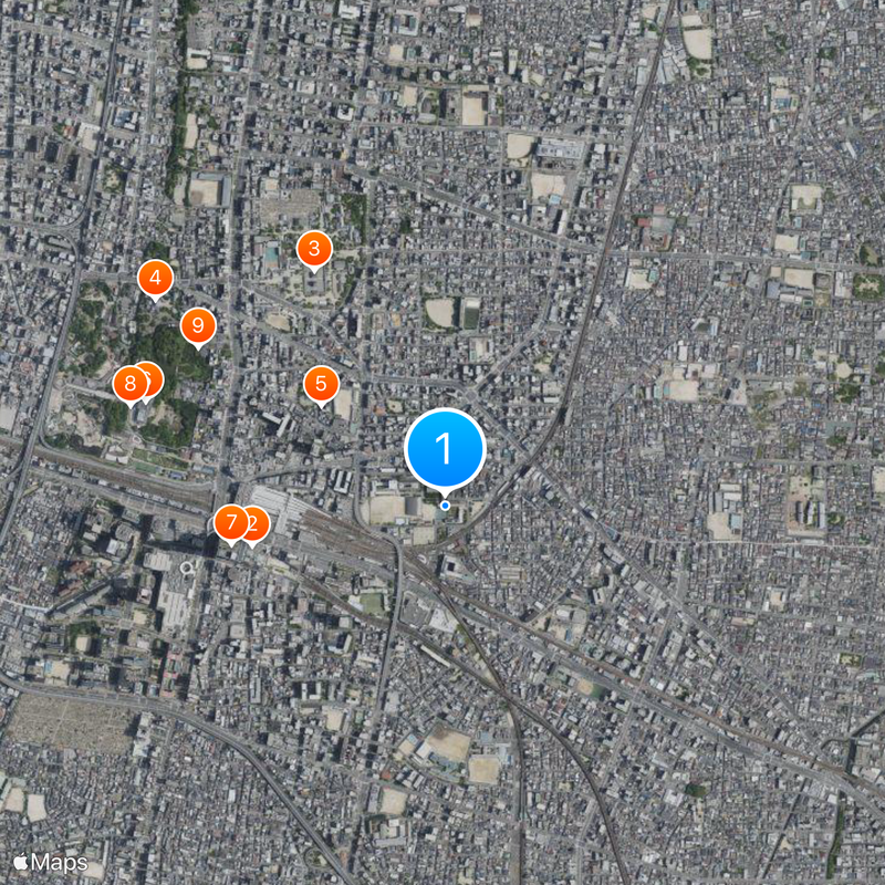 Osaka Education University Tennouji High School Map