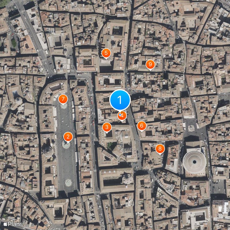 San Luigi dei Francesi Kaart