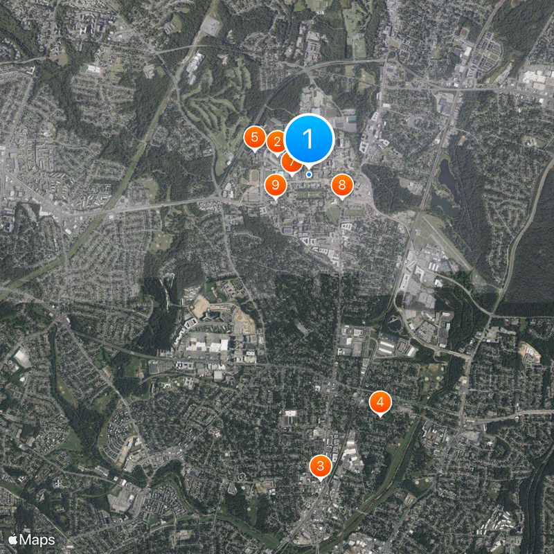 University of Maryland Map