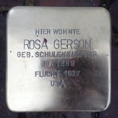 Rosa Gerson geb. Schulenklopper