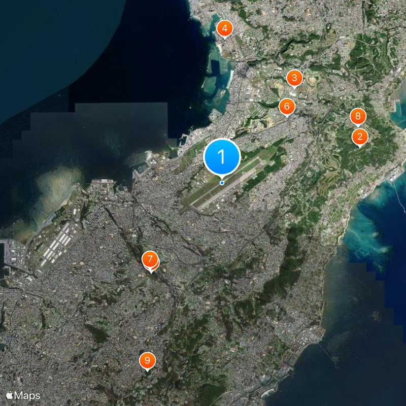 Marine Corps Air Station Futenma Map