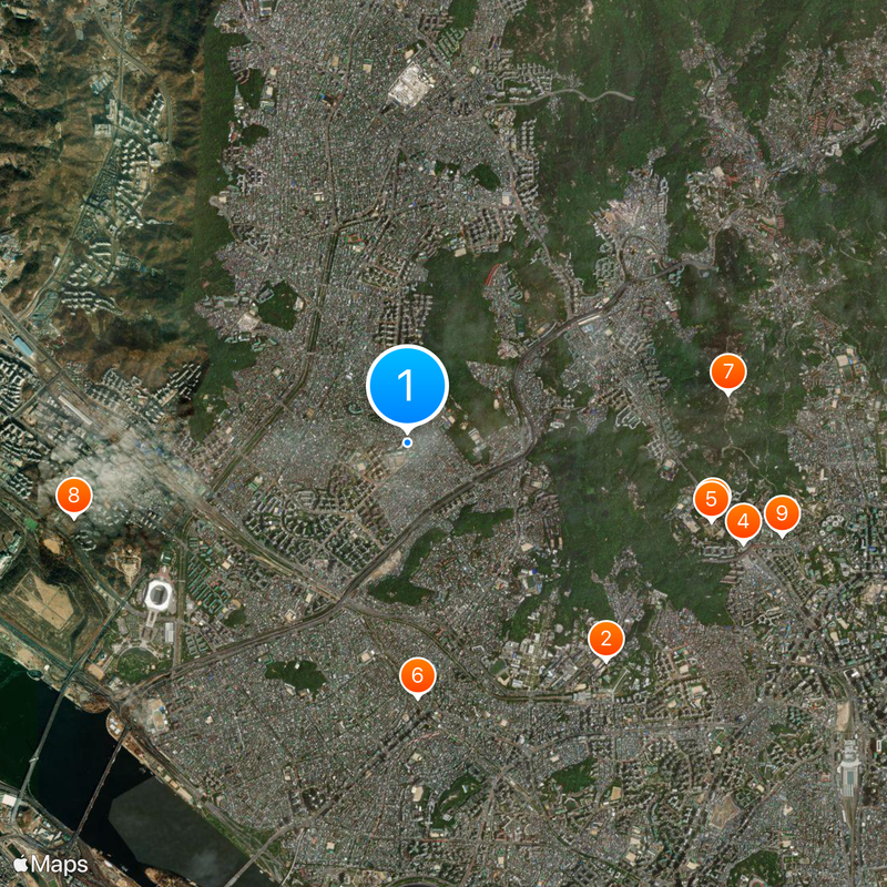 Myongji University Map
