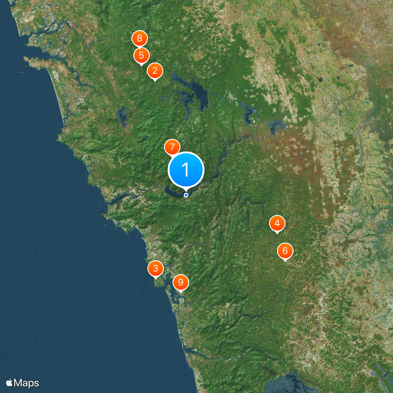 Kaiga Atomic Power Station.. Map