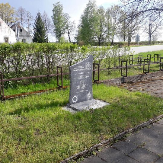 Památník Jana Pondyho v Lásenici