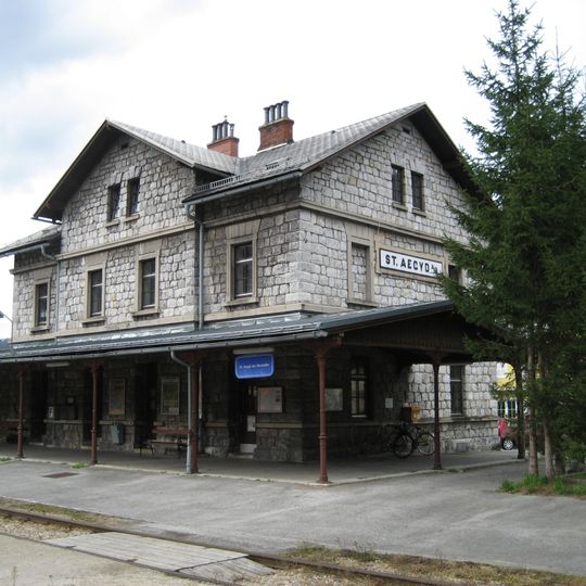 Aufnahmsgebäude Bahnhof St. Aegyd am Neuwalde