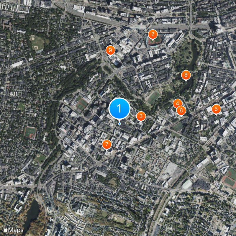 Boston Latin School Map