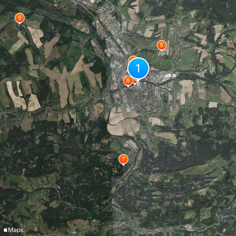 Valašské Meziříčí Mappa