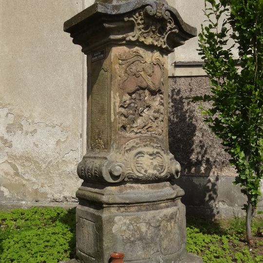 Podstavec sochy Anděla strážce