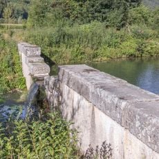 Staumauer bei der Schleuse 12