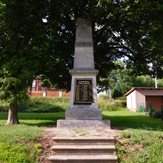 World War I memorial in Libeč