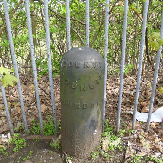 Boundary Post Immediately North Of The Windmill  Boundary Post Immediately South Of The Windmill  Boundary Post South Of Junction With Spencer Park  Three Boundary Posts