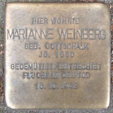 Stolperstein dedicated to Marianne Weinberg
