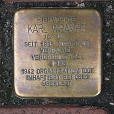 Stolperstein en memoria de Karl Wrampe