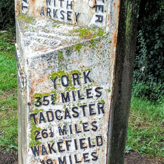 Milepost Approximately 60 Metres To North West Of Lady Pitt's Bridge