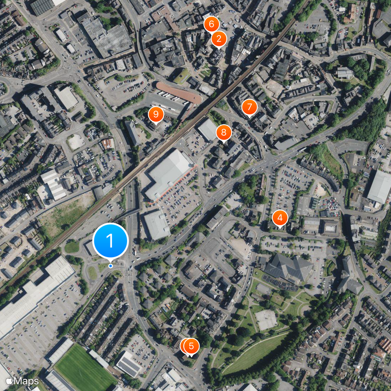 Mansfield Map