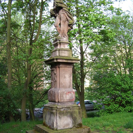 Statue of Ecce Homo from Vyklice in Chlumec
