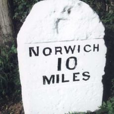 Milestone, 15yds S of jct with Garveston & Barnham Broom roads