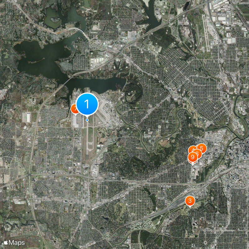 Carswell Air Force Base Map