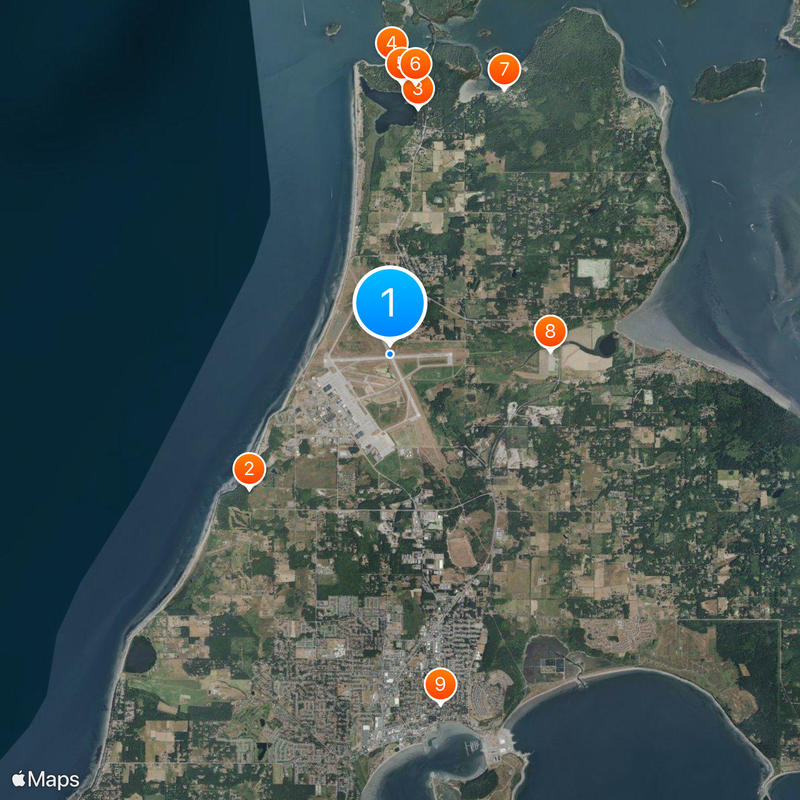 Naval Air Station Whidbey Island Map