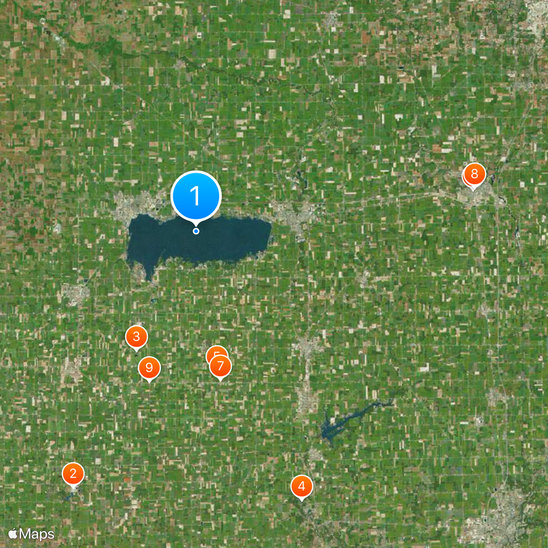 Grand Lake St. Marys State Park Mapa