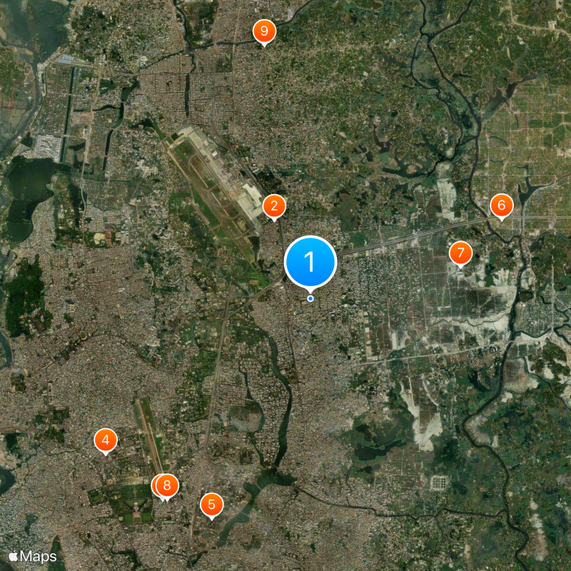 Independent University, Bangladesh Map