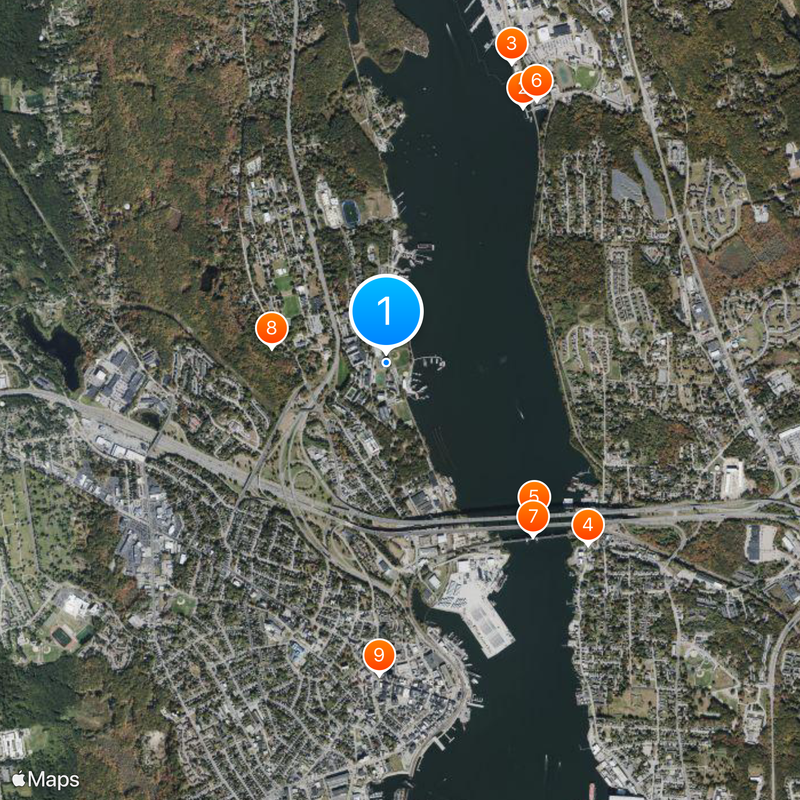 United States Coast Guard Academy Map