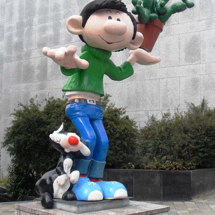 Gaston Lagaffe statue