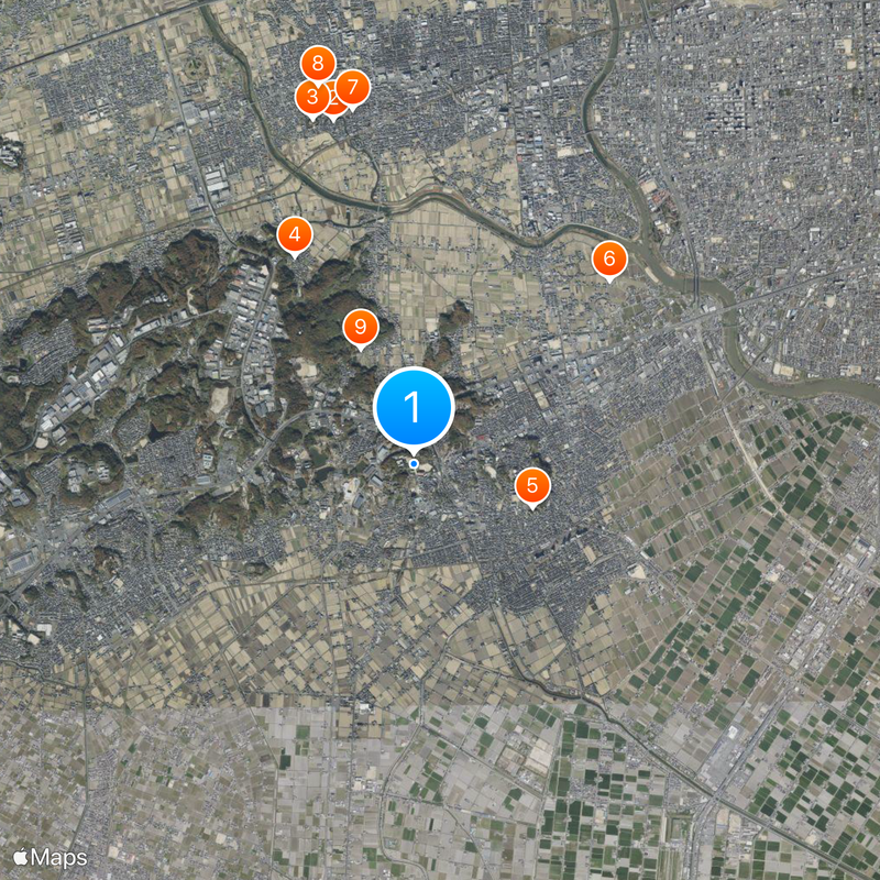 Okayama Junior and Senior High School Map