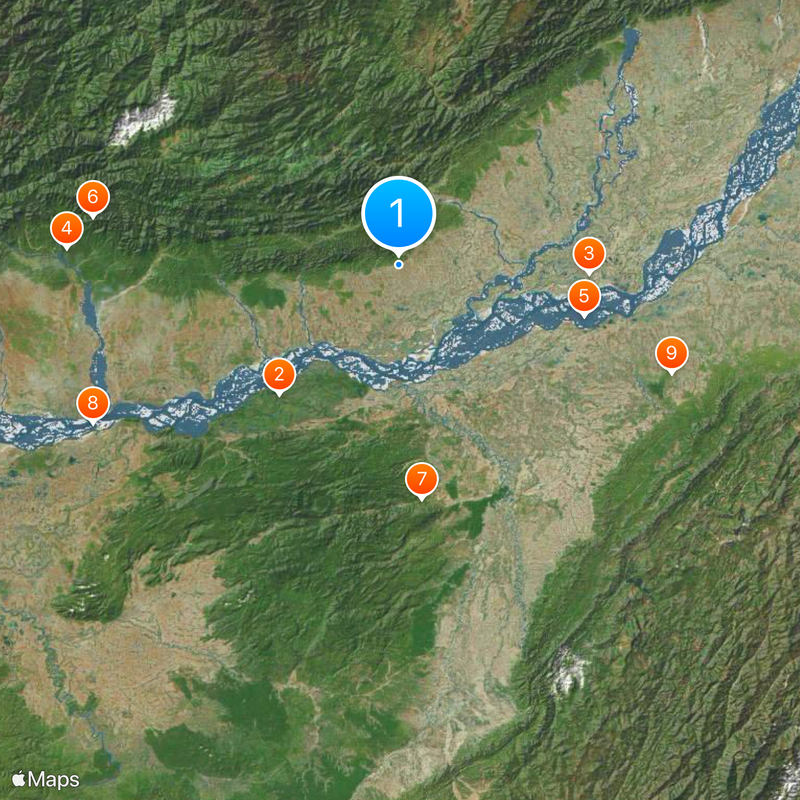 Itanagar Airport Map