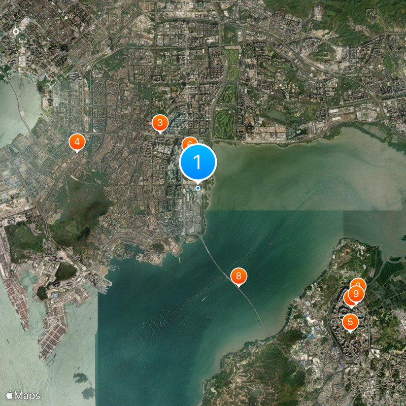 Shenzhen Bay Checkpoint station Map