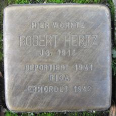Stolperstein dedicated to Robert Hertz