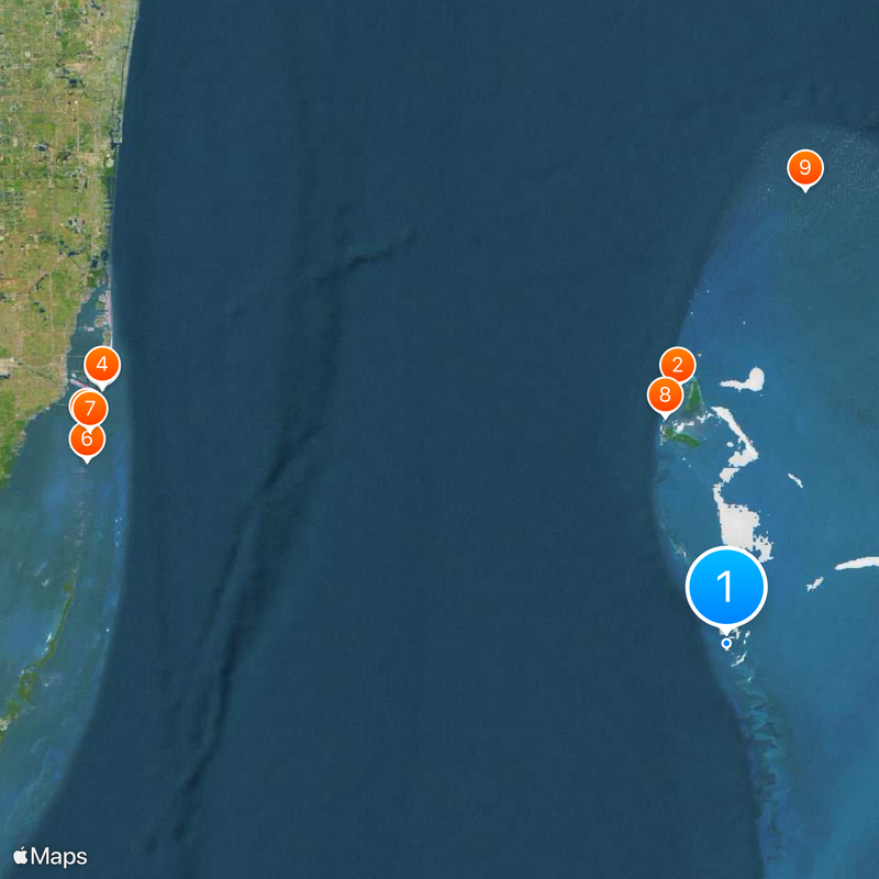 Ocean Cay Marine Reserve Map