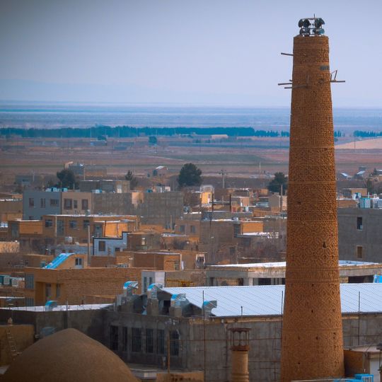 Minaret of Jameh Mosque of Damghan