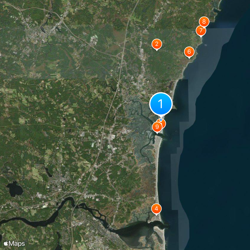Hampton Beach Map