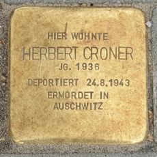 Stolperstein à la mémoire de Herbert Croner